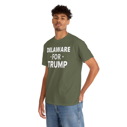 Delaware Loves Trump T-Shirt - Patriotic Apparel