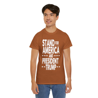 Patriotic Trump Supporter T-Shirt | Stand For America