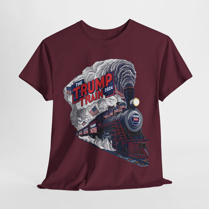 TrumpTrain 2024 T-Shirt - All Aboard for America’s Future