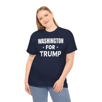 Washington Loves Trump T-Shirt - Patriotic Apparel