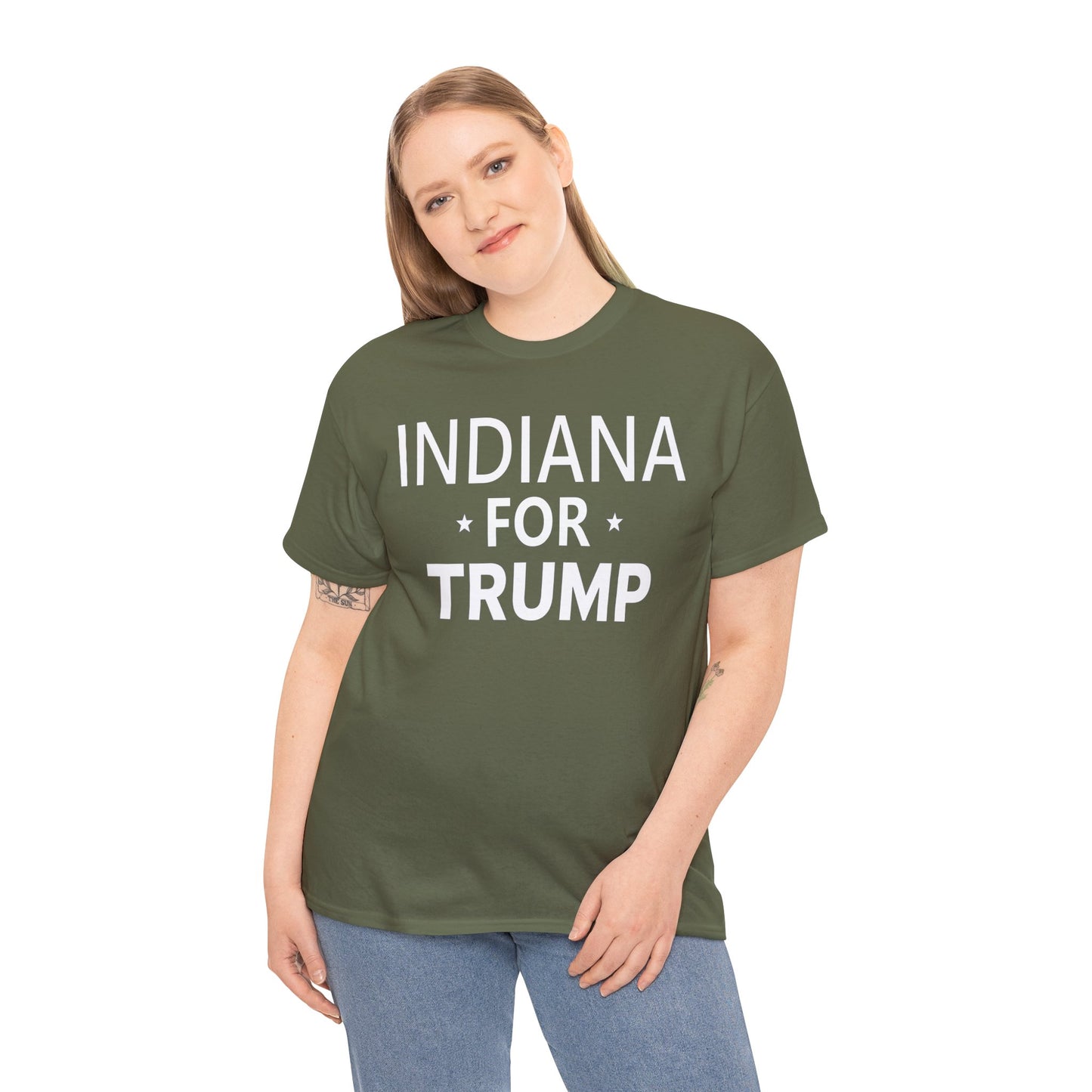 Indiana Loves Trump T-Shirt - Patriotic Apparel