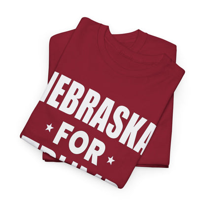 Nebraska Loves Trump T-Shirt - Patriotic Apparel