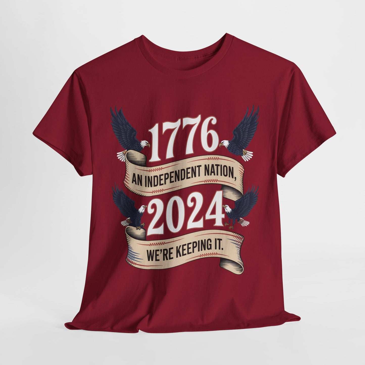 1776 Legacy: Defending American Independence in 2024 T-Shirt